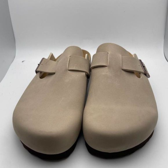 CUSHIONAIRE Women's Hana Cork Footbed Clog STONE 8.5 - Picture 3 of 5